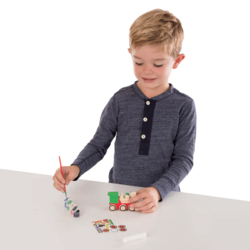 MELISSA & DOUG | Created by Me! Train Wooden Craft Kit | 46008846