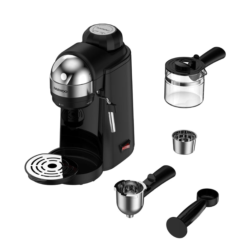 DAEWOO | Espresso Machine with Milk Frothing | DEM 2007