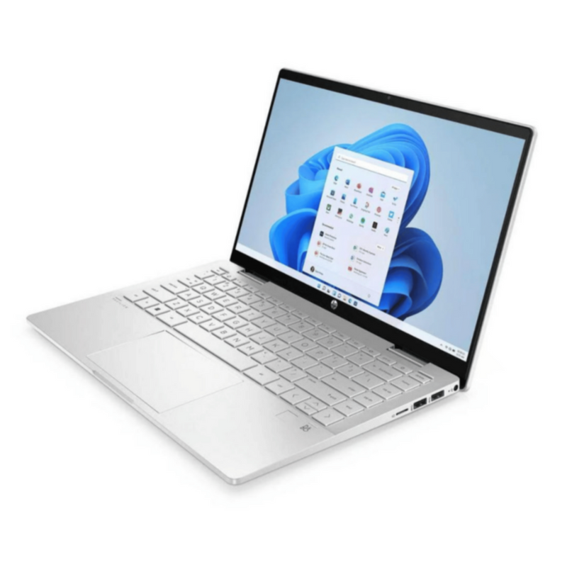 HP | Pavilion Laptop x360 14-ek1013ne Core i5-1335U 8GB DDR4 512 GB SSD Intel Iris Xáµ‰Â Graphics Natural Silver 14'' FHD Touch | 8B2E8EA