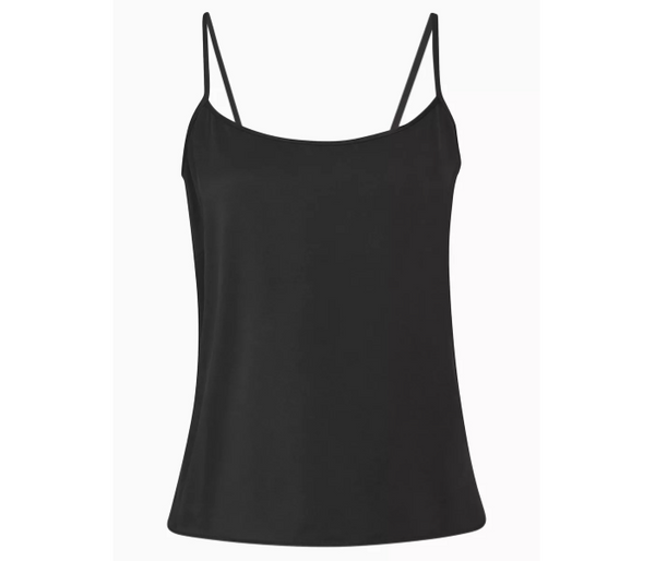Womens Modern Fashion Comfortable Inner Camisole Spaghetti Slip - Black | JPN3510