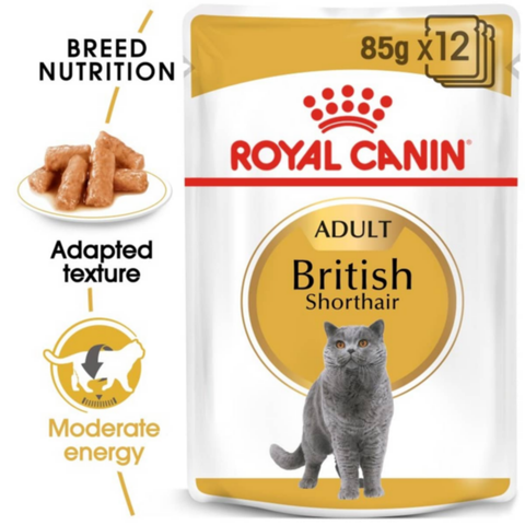 ROYAL CANIN | Nutrition British Shorthair (WET FOOD - Pouches) 85g