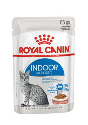 ROYAL CANIN | Indoor (WET FOOD - Pouches) 12 x 85g