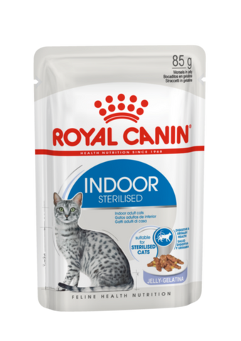 ROYAL CANIN | Indoor Jelly (WET FOOD - Pouches) 12 x 85g