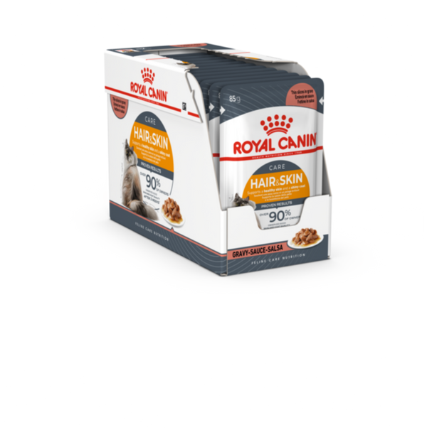 ROYAL CANIN | Hair & Skin Gravy (INTENSE BEAUTY) (WET FOOD - Pouches) 12x85g