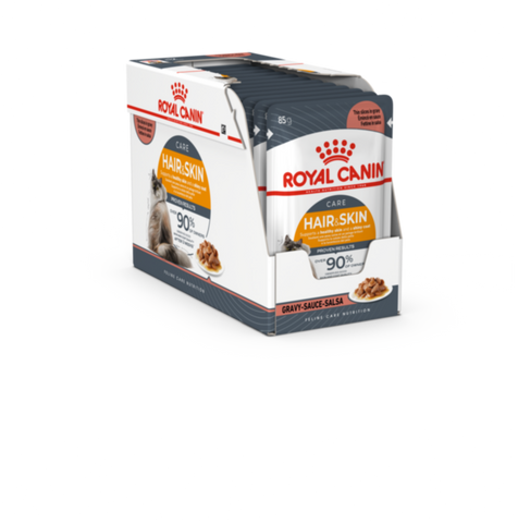ROYAL CANIN | Hair & Skin Gravy (INTENSE BEAUTY) (WET FOOD - Pouches) 12x85g