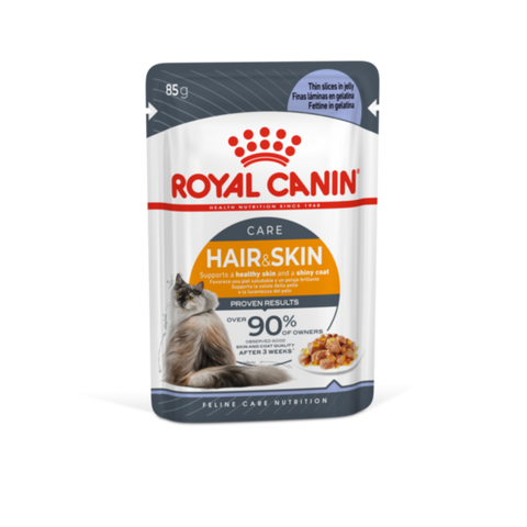 ROYAL CANIN | Hair & Skin Jelly (INTENSE BEAUTY) (WET FOOD - Pouches) 12x85g