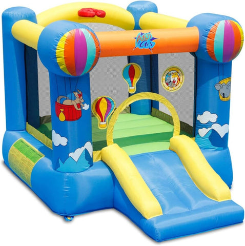 HAPPY HOP | Hot Air Balloon Slide And Hoop Bouncer | HAP115TOY00045