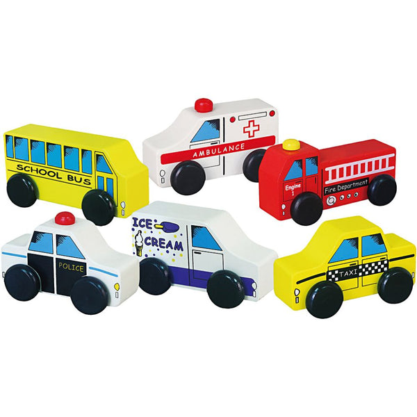 VIGA | City Vehicles Set 6pcs | 59506