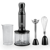 BLACK + DECKER | Stainless Steel Hand Blender with Chopper 600W | SSHB625-B5