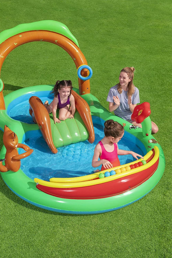 BESTWAY | Friendly Woods Play Center 9'8" x 6'6" x 51"/2.95m x 1.99m x 1.30m | BES115TOY01156