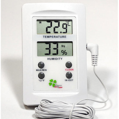 ALLA FRANCE | Digital Thermo-Hygrometer Double Display | 91000-006