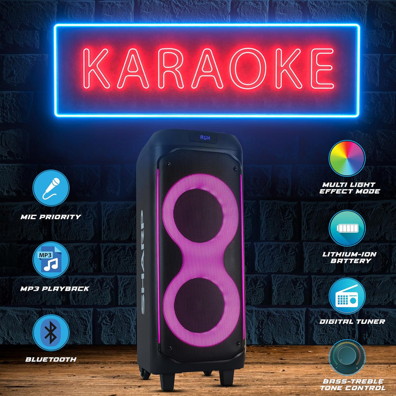 SHARP | Portable Speaker System With Microphone | PS-935
