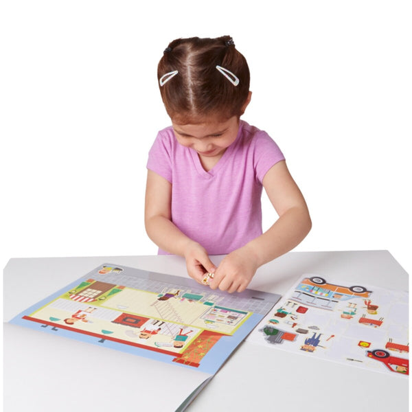 MELISSA & DOUG | Reusable Sticker Pad - My Town 3+ years | 46009114