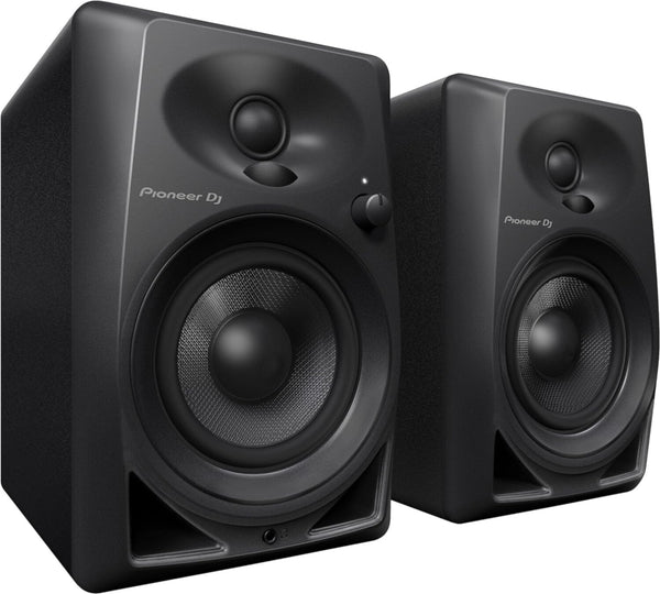 PIONEER | 21W 4" Two-Way Active Monitor - Black (Pair) | DJ DM-40
