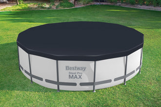 BESTWAY | Round Pool Cover For Above Ground Pools 4.88 and 5.49m | BES115TOY01756