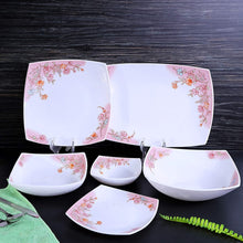 ROYALFORD | 27Pcs Opal Ware Square Dinner Set | RF9756