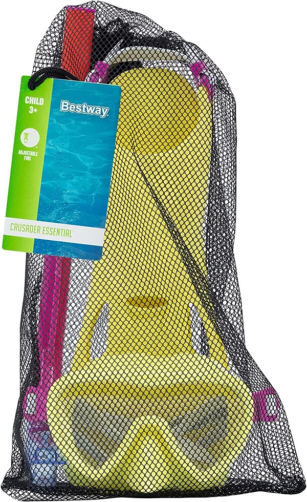 BESTWAY | Crusader Essential Snorkel Set Assorted | BES115TOY01607