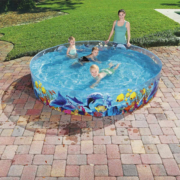 BESTWAY | Inflatable Fill 'N Fun Odyssey Pool 6' x H15"/1.83m x H38cm | BES115TOY00958