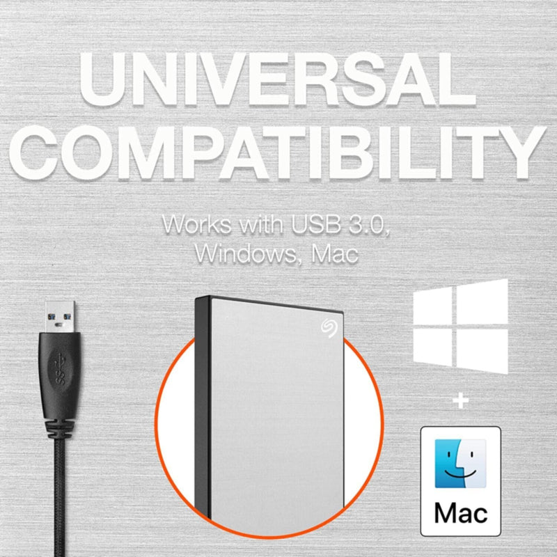 SEAGATE | HDD ONE TOUCH Portable 4TB Silver | STKC4000401