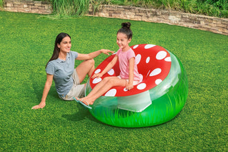 BESTWAY | Mighty Mushroom Children's Inflatable Chair 1.13mx1.13mx66cm | BES115TOY01714
