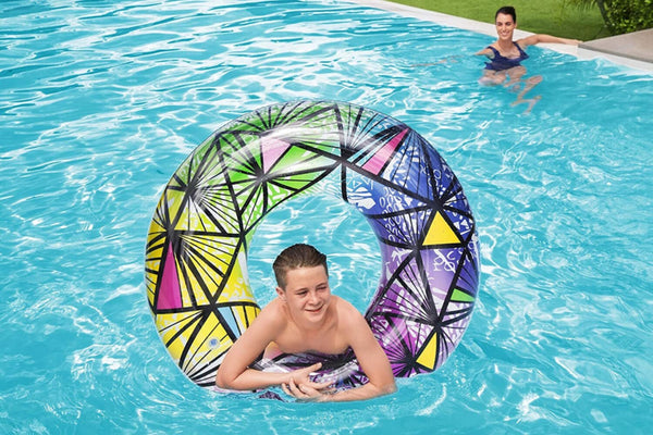 BESTWAY | Stained Glass Swim Ring 47"/1.19m | BES115TOY01461