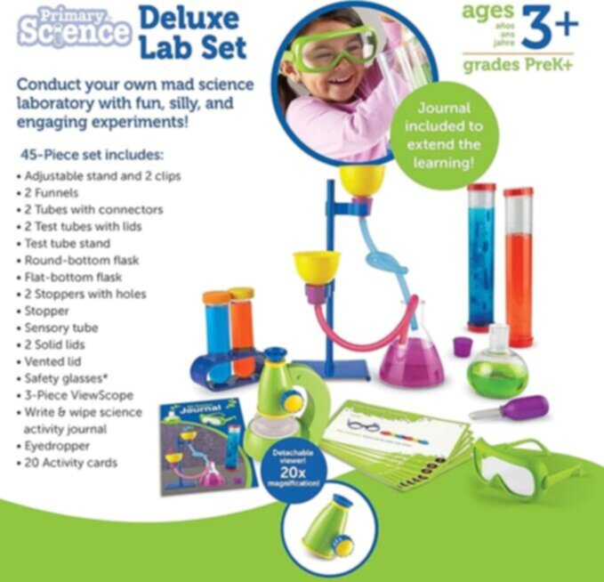 LEARNING RESOURCES UK| Primary Science Deluxe Lab Set | LSP0826-UK