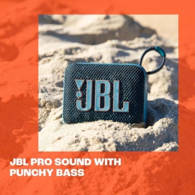 JBL|  Go 4 Red Ultra-Portable Waterproof Speaker | 301001000000632