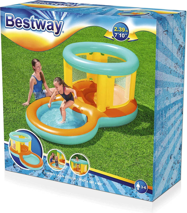 BESTWAY | Jumptopia Bouncer and Play Pool 7'10" x 56" x 40"/2.39m x 1.42m x 1.02m | BES115TOY01302