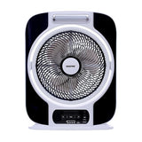 GEEPAS | 12'' Rechargeable Box Fan Black & White | GF989