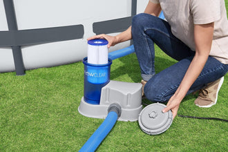 BESTWAY | Flowclear 5678L/1500gal Transparent Filter Pump | BES115TOY01610