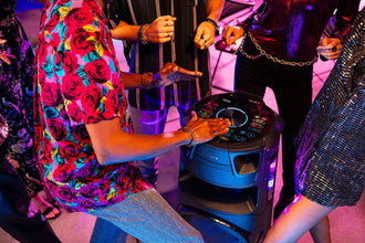 SONY | High Power Party Speaker with Bluetooth Technology (Karaoke,Gesture Control, Party Light, Taiko) Black | MHC-V73