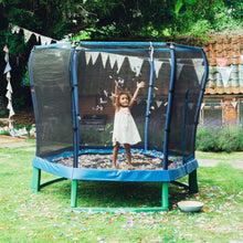 PLUM | 7ft Junior Jumper Trampoline with Enclosure Net Blue | 102402C82