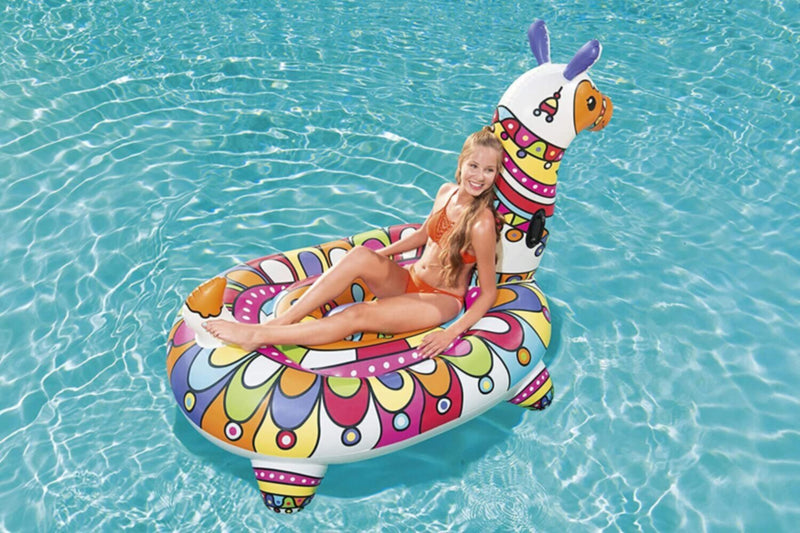 BESTWAY | Art Collection Llama Ride-on Float Toy 6'4