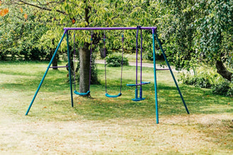 PLUM | Jupiter Double Swing & Glider Set Purple/Teal Age 3-10Yrs | 22102AB82