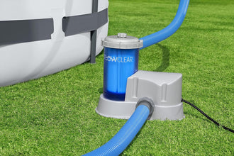 BESTWAY | Flowclear 5678L/1500gal Transparent Filter Pump | BES115TOY01610