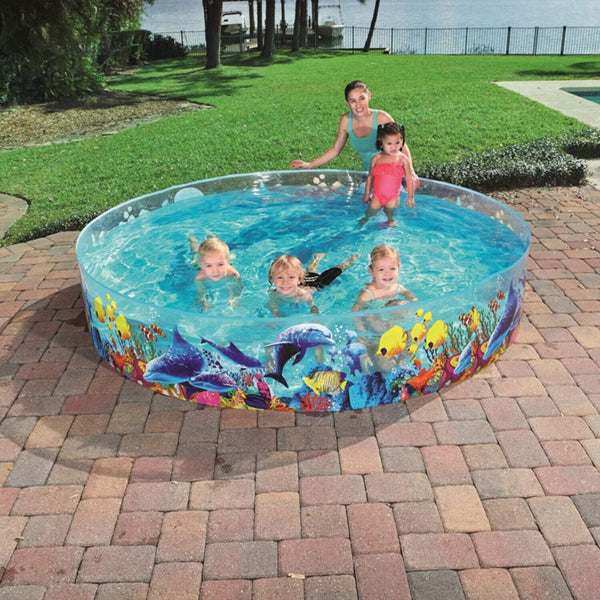 BESTWAY | Inflatable Fill 'N Fun Odyssey Pool 6' x H15"/1.83m x H38cm | BES115TOY00958
