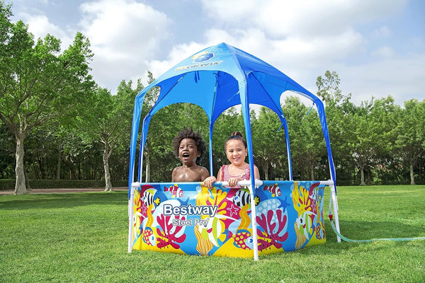 BESTWAY | Steel Pro Splash-In Shade Play Pool 26 | 5618TA