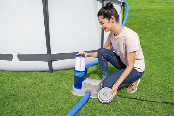 BESTWAY | Flowclear 5678L/1500gal Transparent Filter Pump | BES115TOY01610