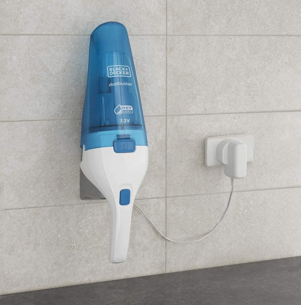 BLACK + DECKER | 3.6V 1.5Ah Li-Ion Cordless Wet & Dry Dustbuster Handheld Vacuum Cleaner + Accessories |WDC115WA-B5