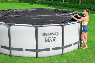 BESTWAY | Round Pool Cover For Above Ground Pools 4.88 and 5.49m | BES115TOY01756