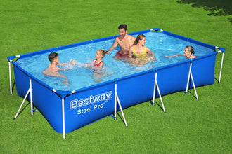 BESTWAY | Steel Pro Above Ground Pool Blue 56424 4mx2.11m | BES115TOY01892