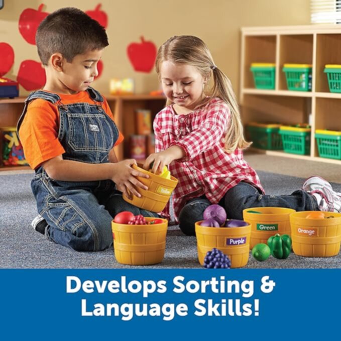 LEARNING RESOURCES UK| Farmer'S Market Food Sorting Set | LER3060
