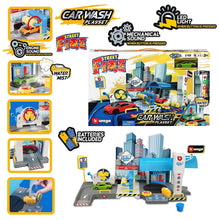 BBURAGO | 1:43 Scale Street Fire Car Wash Playset Incl. 1 Car 18-30406 | 47530406