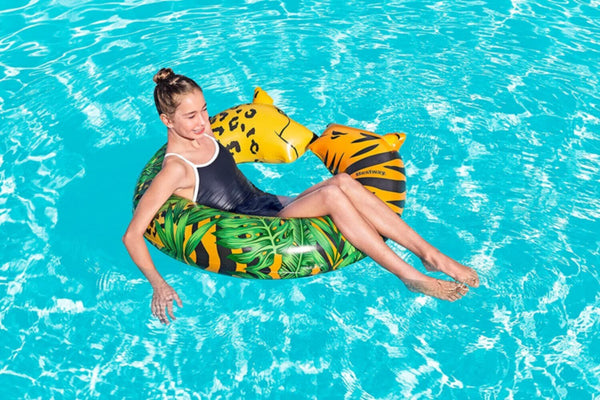 BESTWAY | Float N Fashion Jungle Dream Split Swim Tube 43" x 35"/1.09m x 89cm | BES115TOY01568