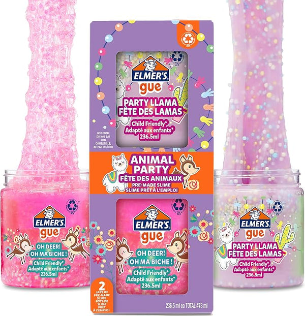 ELMER'S | Ready Slime Party Animals 236ML x 2Box | EM-2162070