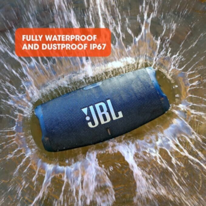 JBL|  Charge 5 Black  Portable Waterproof Speaker With Powerbank | 301001000000403
