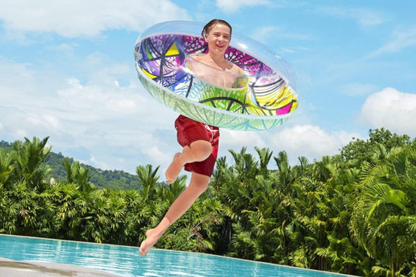 BESTWAY | Stained Glass Swim Ring 47"/1.19m | BES115TOY01461