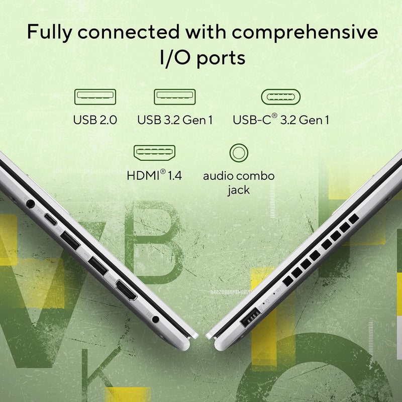 ASUS | Vivobook 15 Laptop 15.6inch AMD Ryzen 7 7730U 16GB RAM 512GB SSD M1502YA-NJ116W | MASITNM150271