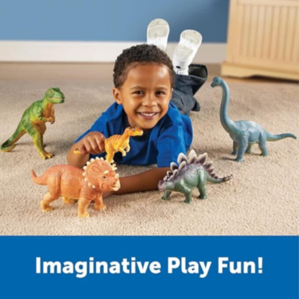 LEARNING RESOURCES UK| Jumbo Dinosaurs - Set 1 (3+ Years) | LER0786