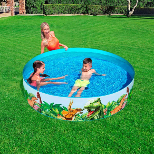 BESTWAY | Dinosaurous Fill 'N Fun Kiddie Paddling Pool 6' x H15"/1.83m x H38cm | BES115TOY01257